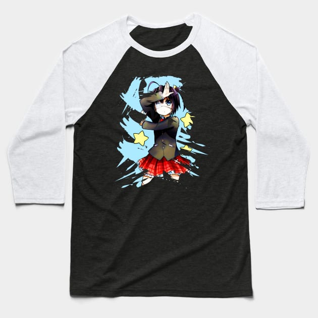 chuunibyou demo koi ga shitai_Abstract Mode Baseball T-Shirt by sfajar